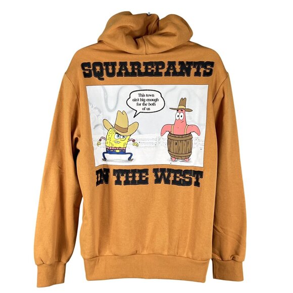 NWT SpongeBob SquarePants Cactus Patrick L Graphic Hoodie Nickelodeon Nostalgia